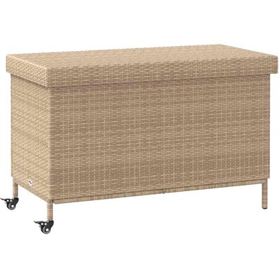 Vidaxl Beige Haveopbevaringskiste med Hjul - Haveopbevaringskiste Vidaxl Beige Haveopbevaringskiste med Hjul - Haveopbevaringskiste