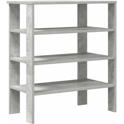 vidaXL Schuhregal Beton Grau 70 cm - Schuhablage vidaXL Schuhregal Beton Grau 70 cm - Schuhablage