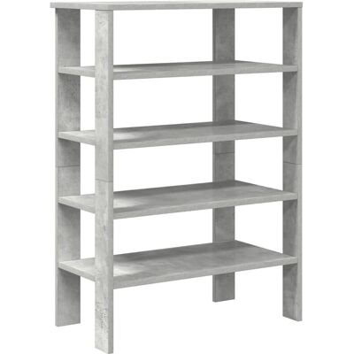vidaXL Schuhregal Beton-Grau - Schuhaufbewahrung - 87.5 cm vidaXL Schuhregal Beton-Grau - Schuhaufbewahrung - 87.5 cm