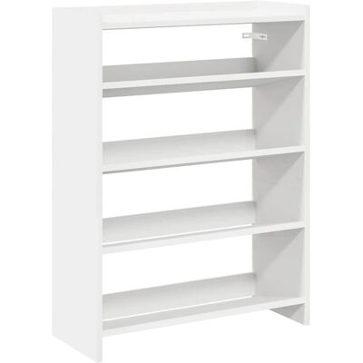 vidaXL Weiß 80x25x61,5 cm Schuhregal aus Holzwerkstoff vidaXL Weiß 80x25x61,5 cm Schuhregal aus Holzwerkstoff