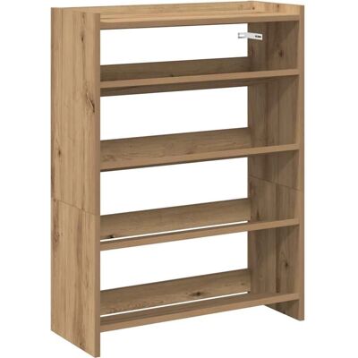 vidaXL Schuhregal Artisan-Eiche 80x25x61.5 cm Schuhschrank vidaXL Schuhregal Artisan-Eiche 80x25x61.5 cm Schuhschrank