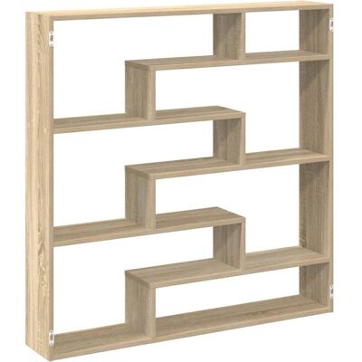 vidaXL Seinähylly Sonoma Oak 7 lokeroa - Hylly vidaXL Seinähylly Sonoma Oak 7 lokeroa - Hylly