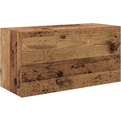 vidaXL Badezimmer-Wandregal Altholz - Badschrank vidaXL Badezimmer-Wandregal Altholz - Badschrank