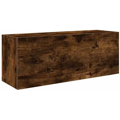 vidaXL Bad-Wandschrank Holzwerkstoff Räuchereiche 80x25x30 cm - Badschrank vidaXL Bad-Wandschrank Holzwerkstoff Räuchereiche 80x25x30 cm - Badschrank