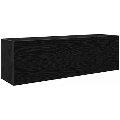 vidaXL Badezimmer-Wandschrank Schwarz 100x25x30 cm - Badmöbel vidaXL Badezimmer-Wandschrank Schwarz 100x25x30 cm - Badmöbel