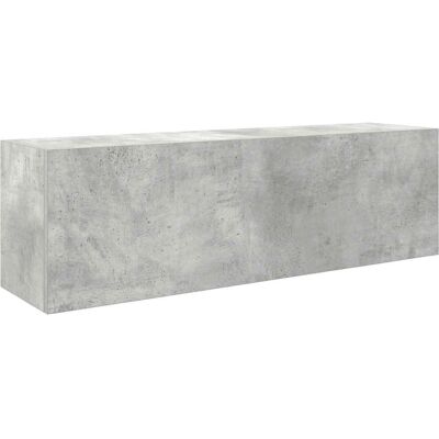 vidaXL Badezimmer-Wandschrank Beton-Grau 100x25x30 cm - Badezimmer Aufbewahrung vidaXL Badezimmer-Wandschrank Beton-Grau 100x25x30 cm - Badezimmer Aufbewahrung