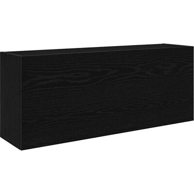 vidaXL Badezimmer-Wandregal Schwarz 100x25x40 cm - Badezimmer Aufbewahrung vidaXL Badezimmer-Wandregal Schwarz 100x25x40 cm - Badezimmer Aufbewahrung