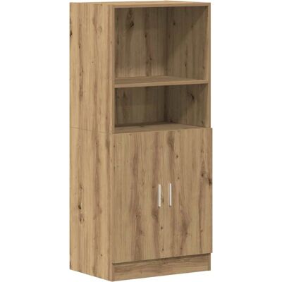 vidaXL Küchen-Schrank - Holzwerkstoff - Braun vidaXL Küchen-Schrank - Holzwerkstoff - Braun