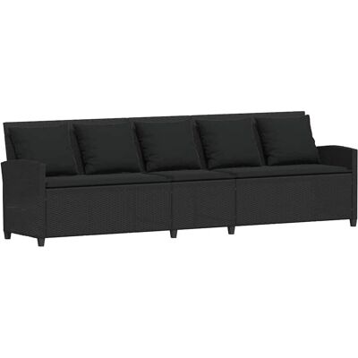 vidaXL Gartensofa 5-Sitzer mit Kissen - Gartenmöbel vidaXL Gartensofa 5-Sitzer mit Kissen - Gartenmöbel