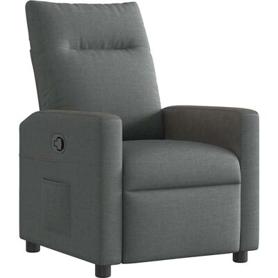 Fauteuil de massage inclinable VidaXL - gris foncé - Publicité Fauteuil de massage inclinable VidaXL - gris foncé - Publicité