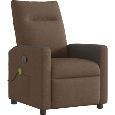 Chaise d'accent VidaXL - Marron - Avec massage reclinable Chaise d'accent VidaXL - Marron - Avec massage reclinable