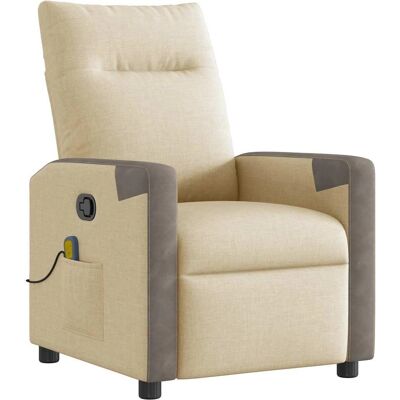 vidaxl Fauteuil de massage inclinable - Manuel, 6 points, tissu durable - Publicité vidaxl Fauteuil de massage inclinable - Manuel, 6 points, tissu durable - Publicité