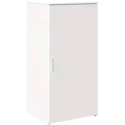 vidaXL Witte Opbergkast 50x45x103,5 cm Spaanplaat - Opbergkast vidaXL Witte Opbergkast 50x45x103,5 cm Spaanplaat - Opbergkast