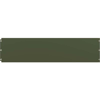 vidaXL Bordures de pelouse - 10 pcs vert olive - 25x103 cm - Acier vidaXL Bordures de pelouse - 10 pcs vert olive - 25x103 cm - Acier