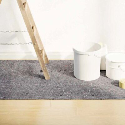 vidaXL Rutschfestes Malervlies 50 M 180 G/m² Grau - Malervlies vidaXL Rutschfestes Malervlies 50 M 180 G/m² Grau - Malervlies