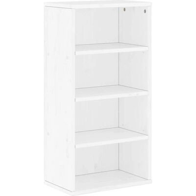 VIDAXL Armadietto Laterale Odda Bianco 40x24x79 Cm Legno Massello Pino - Sideboard in Weiß VIDAXL Armadietto Laterale Odda Bianco 40x24x79 Cm Legno Massello Pino - Sideboard in Weiß