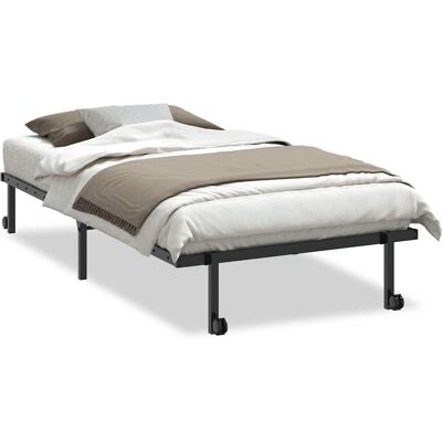 vidaXL Faltbares Stahlbettgestell - Für 100x200 cm Matratze vidaXL Faltbares Stahlbettgestell - Für 100x200 cm Matratze