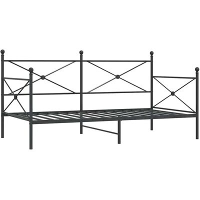 VidaXL 4104669 Sofa Bed Black - Sofa Bed with Storage VidaXL 4104669 Sofa Bed Black - Sofa Bed with Storage