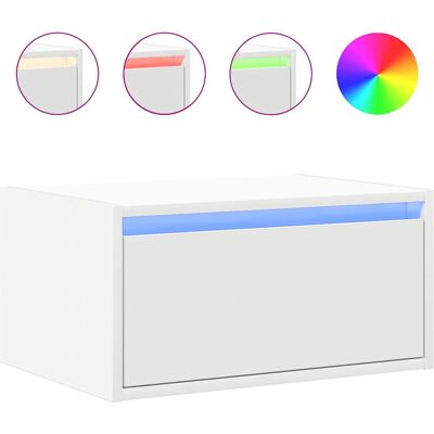 vidaXL 860229 Weiß LED TV-Schrank - TV-Möbel vidaXL 860229 Weiß LED TV-Schrank - TV-Möbel