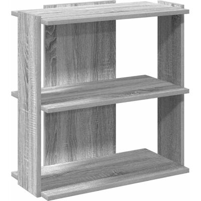 vidaXL Étagère 3 Niveaux Sonoma Gris - Salon - Publicité vidaXL Étagère 3 Niveaux Sonoma Gris - Salon - Publicité