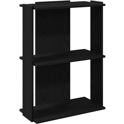 vidaXL Bogreol 3 Etager Sort 60x30x80 cm Træfiberplade vidaXL Bogreol 3 Etager Sort 60x30x80 cm Træfiberplade