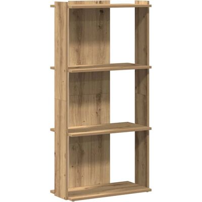 vidaXL Bücherregal 3 Böden Artisan-Eiche - Wohnzimmer Regal vidaXL Bücherregal 3 Böden Artisan-Eiche - Wohnzimmer Regal