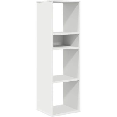 vidaXL Bogreol Hvid 34x31x112 cm Træfiner - Bookcase vidaXL Bogreol Hvid 34x31x112 cm Træfiner - Bookcase