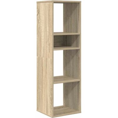 vidaXL Bücherregal Sonoma Eiche - Holzwerkstoff Stauraum vidaXL Bücherregal Sonoma Eiche - Holzwerkstoff Stauraum