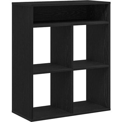 Vidaxl - Estantería madera ingeniería negra - 66x31x80 cm Vidaxl - Estantería madera ingeniería negra - 66x31x80 cm