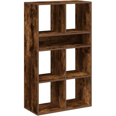vidaXL Wohnzimmer Bücherregal - Räuchereiche - 66x31x112 cm vidaXL Wohnzimmer Bücherregal - Räuchereiche - 66x31x112 cm