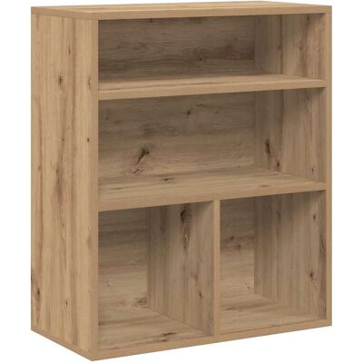 vidaXL Estantería de madera ingeniería roble artisan 60x30x71,5 cm - Estantería vidaXL Estantería de madera ingeniería roble artisan 60x30x71,5 cm - Estantería
