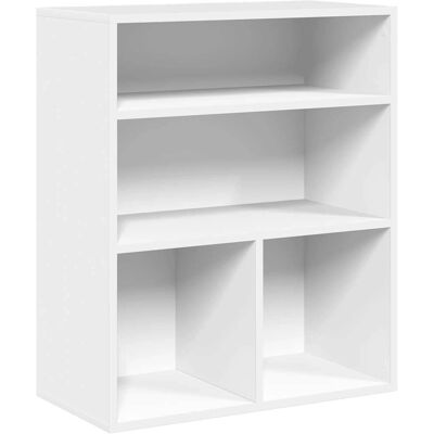 vidaXL Weißes Bücherregal - 60x30x71,5 cm - Wohnzimmer vidaXL Weißes Bücherregal - 60x30x71,5 cm - Wohnzimmer