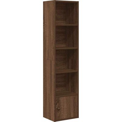 vidaXL Bücherregal Braun Eichen-Optik 31x24x127 cm Holzwerkstoff - Bookcase vidaXL Bücherregal Braun Eichen-Optik 31x24x127 cm Holzwerkstoff - Bookcase