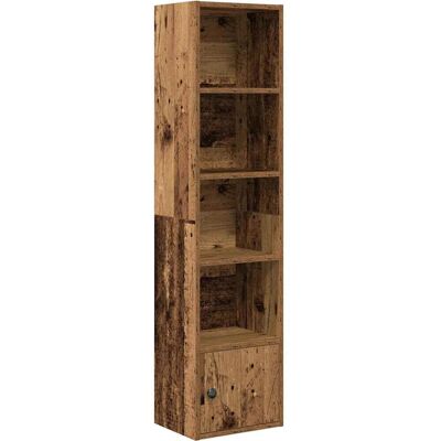 vidaXL 860353 Étagère en bois vieilli - Salon - Publicité vidaXL 860353 Étagère en bois vieilli - Salon - Publicité