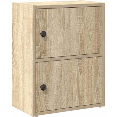 vidaXL Bücherregal Sonoma Eiche 40x24x52 cm Holzwerkstoff - Wohnzimmerregal vidaXL Bücherregal Sonoma Eiche 40x24x52 cm Holzwerkstoff - Wohnzimmerregal