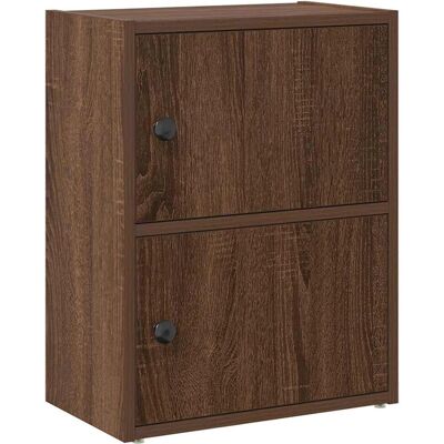 vidaXL Boekenkast Bruin Eikenhout - Bookcase vidaXL Boekenkast Bruin Eikenhout - Bookcase