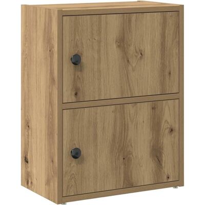 vidaXL Eichenregal - Eleganter Wohnzimmerschrank vidaXL Eichenregal - Eleganter Wohnzimmerschrank