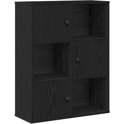 vidaXL 860383 Zwarte boekenkast - Woonkameropslag vidaXL 860383 Zwarte boekenkast - Woonkameropslag