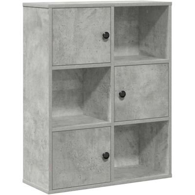 vidaXL 860385 Woonkamer Boekenkast - Grijs beton vidaXL 860385 Woonkamer Boekenkast - Grijs beton