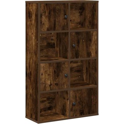 vidaXL Buchregal geräucherter Eiche - 60x24x101,5 cm Spanplatte vidaXL Buchregal geräucherter Eiche - 60x24x101,5 cm Spanplatte