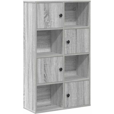 vidaXL étagère Sonoma grise - Bois d'ingénierie de rangement - Publicité vidaXL étagère Sonoma grise - Bois d'ingénierie de rangement - Publicité