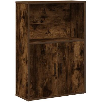 vidaXL Bücherregal Räuchereiche - 60x24x85 cm - Holzwerkstoff - Bücherregal vidaXL Bücherregal Räuchereiche - 60x24x85 cm - Holzwerkstoff - Bücherregal