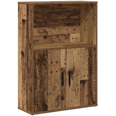 vidaXL Boekenkast Oud Hout - 85 cm Opslag vidaXL Boekenkast Oud Hout - 85 cm Opslag