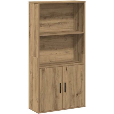 vidaXL Bookcase Sonoma Oak 60x24x120 cm - Living Room Storage Furniture vidaXL Bookcase Sonoma Oak 60x24x120 cm - Living Room Storage Furniture