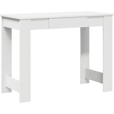 Bureau Blanc vidaXL 860427 avec Rangement - Bureau Bureau Blanc vidaXL 860427 avec Rangement - Bureau
