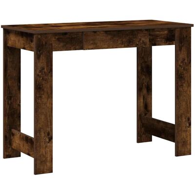 vidaXL Bureau Beton Grijs 100x45x75 cm Houtbewerking Kantoorbureau - Bureau vidaXL Bureau Beton Grijs 100x45x75 cm Houtbewerking Kantoorbureau - Bureau
