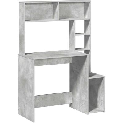 vidaxl 860439 Bureaublad - Hout, Grijs, 100x45x140 cm - Bureaublad vidaxl 860439 Bureaublad - Hout, Grijs, 100x45x140 cm - Bureaublad