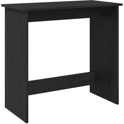 vidaXL Black Engineered Wood Office Desk - Desk vidaXL Black Engineered Wood Office Desk - Desk