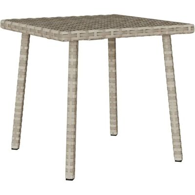 VidaXL Outdoor Table - Grey - Rectangular Light Grey - Outdoortable VidaXL Outdoor Table - Grey - Rectangular Light Grey - Outdoortable