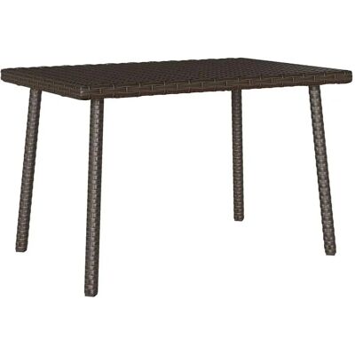 vidaXL Tuin salontafel - Rechthoekig Bruin - 60x40x37 cm - Tuin salontafel vidaXL Tuin salontafel - Rechthoekig Bruin - 60x40x37 cm - Tuin salontafel